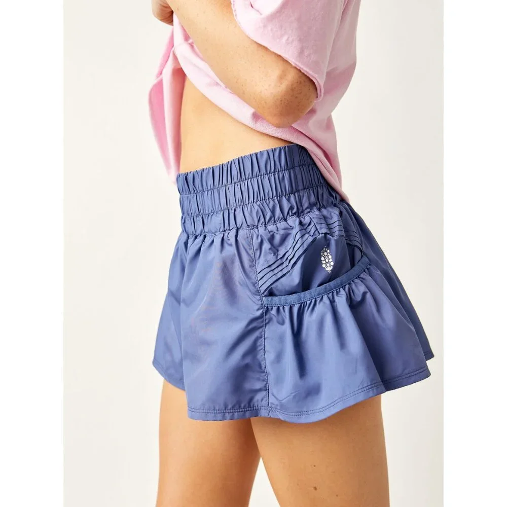 FP MOVEMENT Get Your Flirt On Shorts / Summer Blueberry - Picture 4 of 7